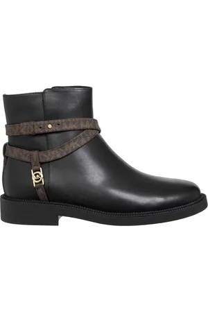 Michael Kors Femme, Chaussures, Noir, Taille: 38 1/2 EU Bottines élégantes à fermeture à boucle