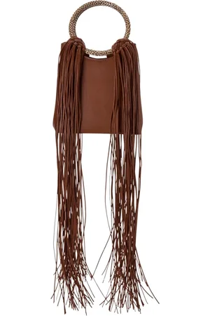 Hibourama Femme, Sacs, Brun, Taille: ONE Size Bimba Fringe BIG