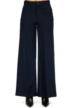 LIVIANA CONTI Femme, Pantalons, Bleu, Taille: 40 FR Straight Leg Pants