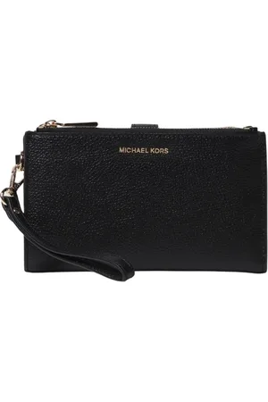 Michael Kors Unisex, Accessoires, Noir, Taille: ONE Size Portefeuille carré martelé