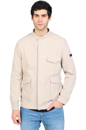 DISTRETTO 12 Homme, Vestes, , Taille: 2XL Veste de motard avec fermeture à boutons cachés