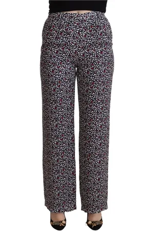 Michael Kors Femme, Pantalons, Noir, Taille: 38 FR Pantalon droit taille haute