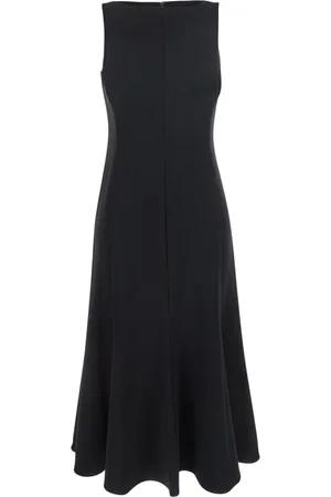 THEORY Femme, Robes, Noir, Taille: 40 FR Robe Noire Sans Manches Style Sirène Col Rond