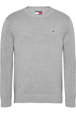 Tommy Hilfiger Homme, Pulls, Gris, Taille: XL Pull Slim Fit en Coton - Gris