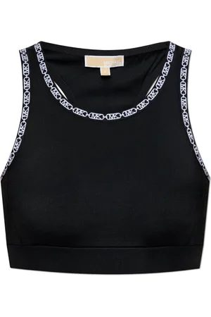 Michael Kors Femme, Tops, Noir, Taille: 42 FR Soutien-gorge de sport avec bande logo