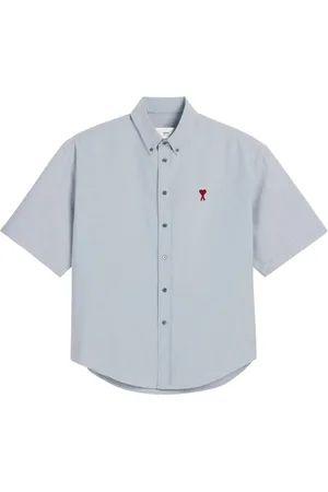 Ami Homme, Chemises, Bleu, Taille: XS Chemise Boxy Fit