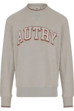 Autry Homme, Sweatshirts et sweats à capuche, Gris, Taille: L Sweat Rouge Chiné pour Homme