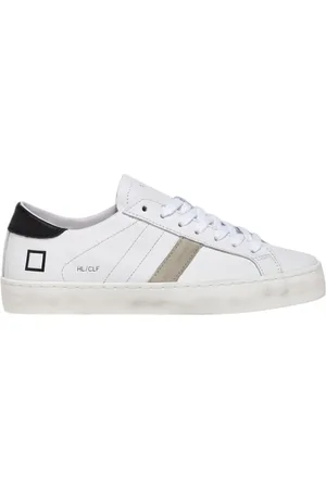 D.A.T.E. Homme, Chaussures, Blanc, Taille: 43 EU Baskets Blanches pour un look élégant