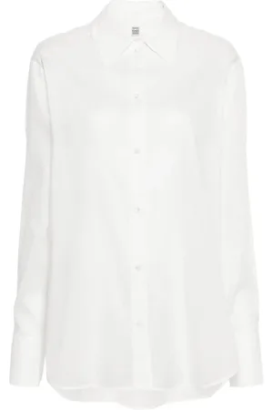 Totême Femme, Blouses et Chemises, Blanc, Taille: 40 FR Chemise Kimono Naturelle