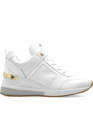 Michael Kors Femme, Chaussures, Blanc, Taille: 40 EU Baskets compensées Georgie