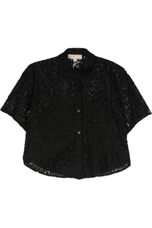 Michael Kors Femme, Blouses et Chemises, Noir, Taille: 42 FR Haut Noire