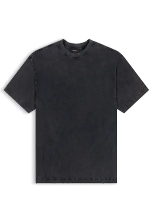 Axel Arigato Homme, Tops, Noir, Taille: S T-shirt Distressed Optique