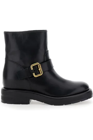 Chloé Femme, Chaussures, Noir, Taille: 36 EU Bottines noires avec boucle Paddington