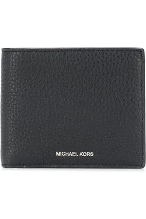 Michael Kors Homme, Accessoires, Noir, Taille: ONE Size Portefeuille Hudson avec Porte-Monnaie