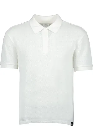 Courrèges Homme, Tops, Blanc, Taille: M Polo en résille blanc Printemps-Été 2025