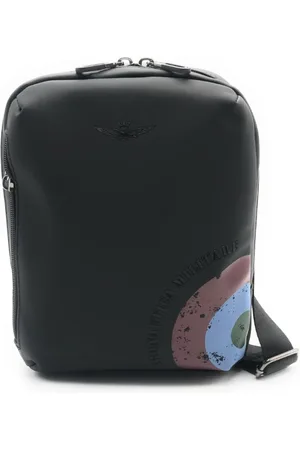Aeronautica Militare Homme, Sacs, Noir, Taille: ONE Size Sac bandoulière Runway Am-552