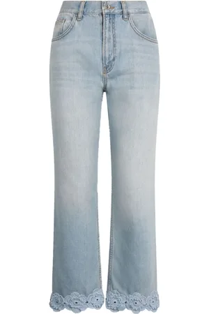 Liu Jo Femme, Jeans, Bleu, Taille: W27 Pantalon Blanc avec Crochet