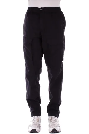 C.P. Company Homme, Pantalons, Noir, Taille: M Pantalon Noir Logo Skinny Devant