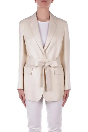 Dondup Femme, Vestes, , Taille: 38 FR Vestes Crème avec Bande Amovible