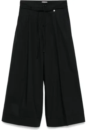 Liu Jo Femme, Pantalons, Noir, Taille: 40 FR Pantalon noir avec cordon et poches