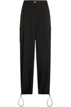 Liu Jo Femme, Pantalons, Noir, Taille: 38 FR Pantalon Cargo