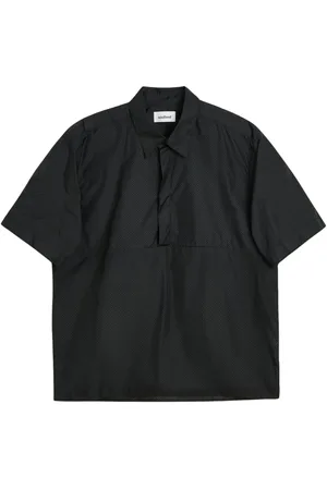 Soulland Unisex, Chemises, Noir, Taille: M/L Chemise perforée