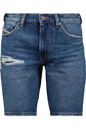 Diesel Homme, Shorts, Bleu, Taille: W29 Short en Denim Bleu Coupe Droite
