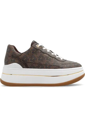 Michael Kors Femme, Chaussures, Brun, Taille: 37 1/2 EU Baskets compensées Hayes