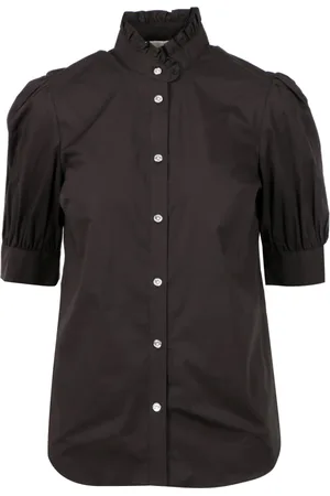 Michael Kors Femme, Blouses et Chemises, Noir, Taille: 40 FR Chemise noire
