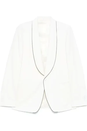 LARDINI Homme, Vestes, Blanc, Taille: L Veste Homme Sophistiquée pour Occasions Formelles