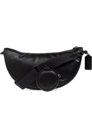 Coach Homme, Sacs, Noir, Taille: ONE Size Sac bandoulière en cuir