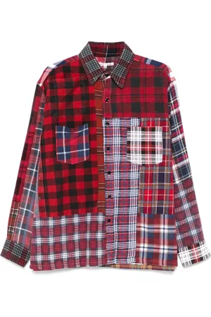 Pins & Needles Homme, Chemises, Multicolore, Taille: M Chemise Rouge avec Poches