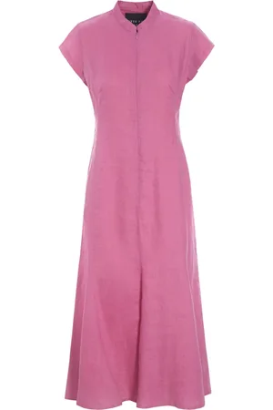 Bitte Kai Rand Femme, Robes, Rose, Taille: 44 FR Robe en Lin Léger Bubble Gum