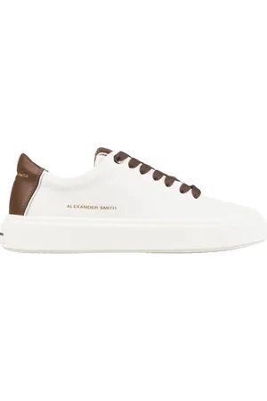 Alexander Smith Homme, Chaussures, Blanc, Taille: 40 EU London MAN Dark Cognac