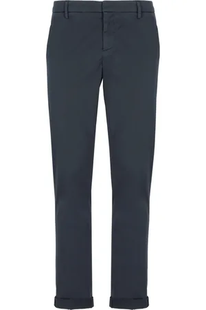 Dondup Homme, Pantalons, Bleu, Taille: W30 Pantalon en Coton Bleu avec Poches