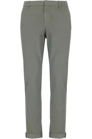 Dondup Homme, Pantalons, Gris, Taille: W34 Pantalon en Coton Gris avec Poches
