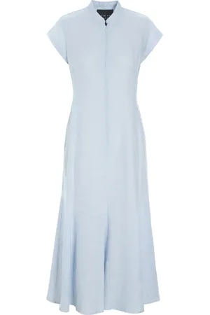 Bitte Kai Rand Femme, Robes, Bleu, Taille: 36 FR Robe en Lin Aérien Cool