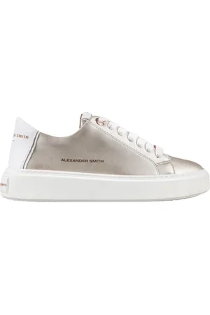 Alexander Smith Femme, Chaussures, Jaune, Taille: 38 EU London Woman Platinum White
