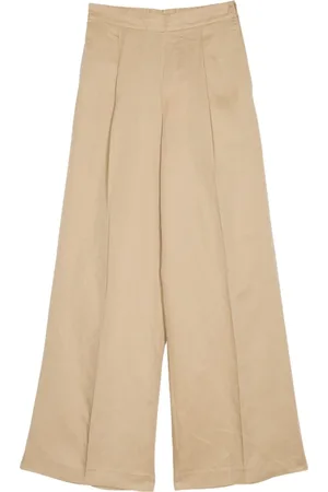 Twin-Set Femme, Pantalons, , Taille: 38 FR Pantalon Palazzo en Lin et Tencel