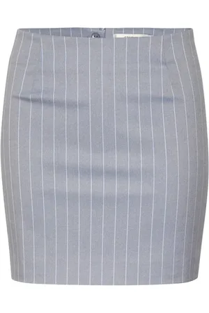Gestuz Femme, Jupes, Bleu, Taille: 40 FR Jupe Mini Rayée