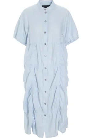 Bitte Kai Rand Femme, Robes, Bleu, Taille: 44 FR Robe en Lin Aérien Cool
