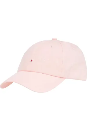 Tommy Hilfiger Femme, Accessoires, Rose, Taille: ONE Size Casquette à Logo Linéaire 6 Panneaux