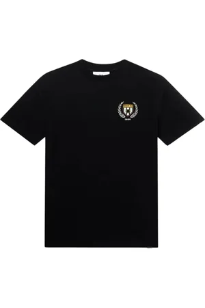 BALR. Homme, Tops, Noir, Taille: L T-shirt noir avec Gotl Box