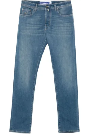 Jacob Cohen Homme, Jeans, Bleu, Taille: W40 Indigo Bleu Classique Cinq Poches Jeans
