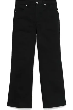 Jil Sander Femme, Jeans, Noir, Taille: W25 Jean Classique Noir avec Fermeture Éclair Cachée