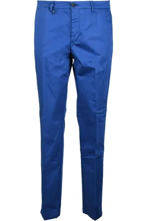 Manuel Ritz Homme, Pantalons, Bleu, Taille: L Pantalon en Coton