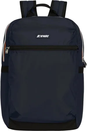 K-Way Homme, Sacs, Bleu, Taille: ONE Size Sac à dos bleu polyvalent compact en nylon