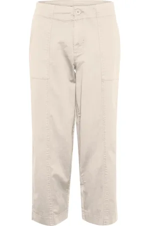 Part Two Femme, Pantalons, Brun, Taille: 34 FR Pantalon Chêne Français Moderne