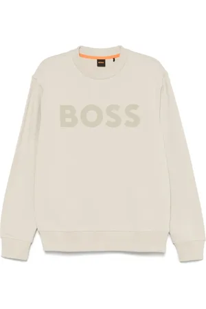 HUGO BOSS Homme, Sweatshirts et sweats à capuche, , Taille: 2XL Sweat à Col Rond Côtelé Manches Longues