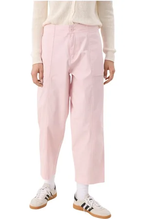 Part Two Femme, Pantalons, Rose, Taille: 44 FR Pantalon Lotus Moderne avec Jambes larges